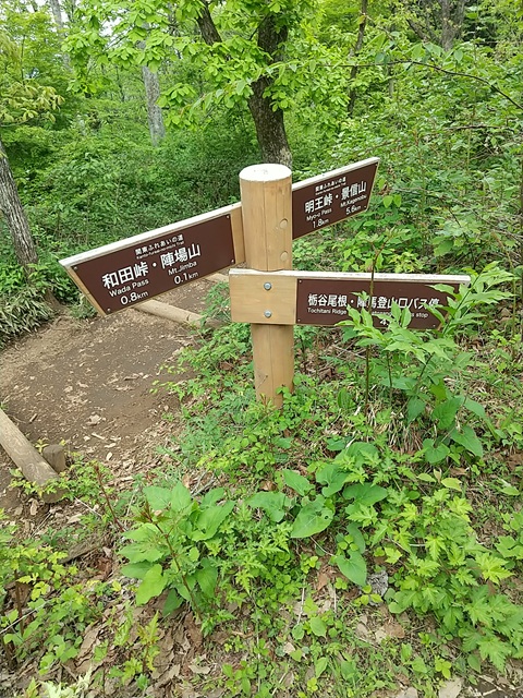 下山道標識